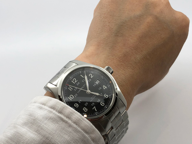 ハミルトン HAMILTON 腕時計 メンズ H70515137 自動巻き ブラックxシルバー アナログ表示