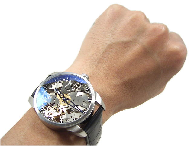 ティソ TISSO T-コンプリカシオン スケレッテ スケルトン 腕時計ご事情承知いたしました